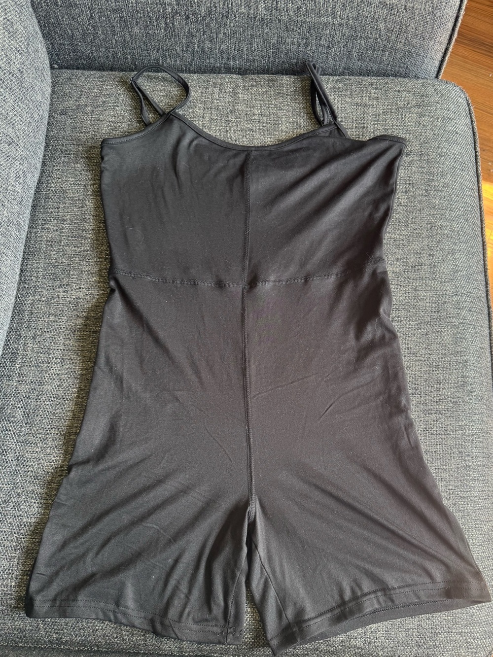 Ardene Black Sleeveless Romper With Adjustable Spaghetti Straps